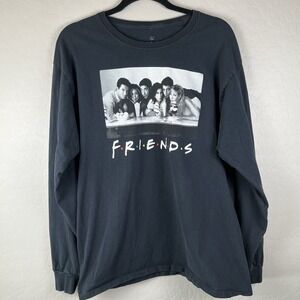 Men's L Ripple Junction Friends Group Photo Crew Neck Graphic‎ Tee T Shirt
